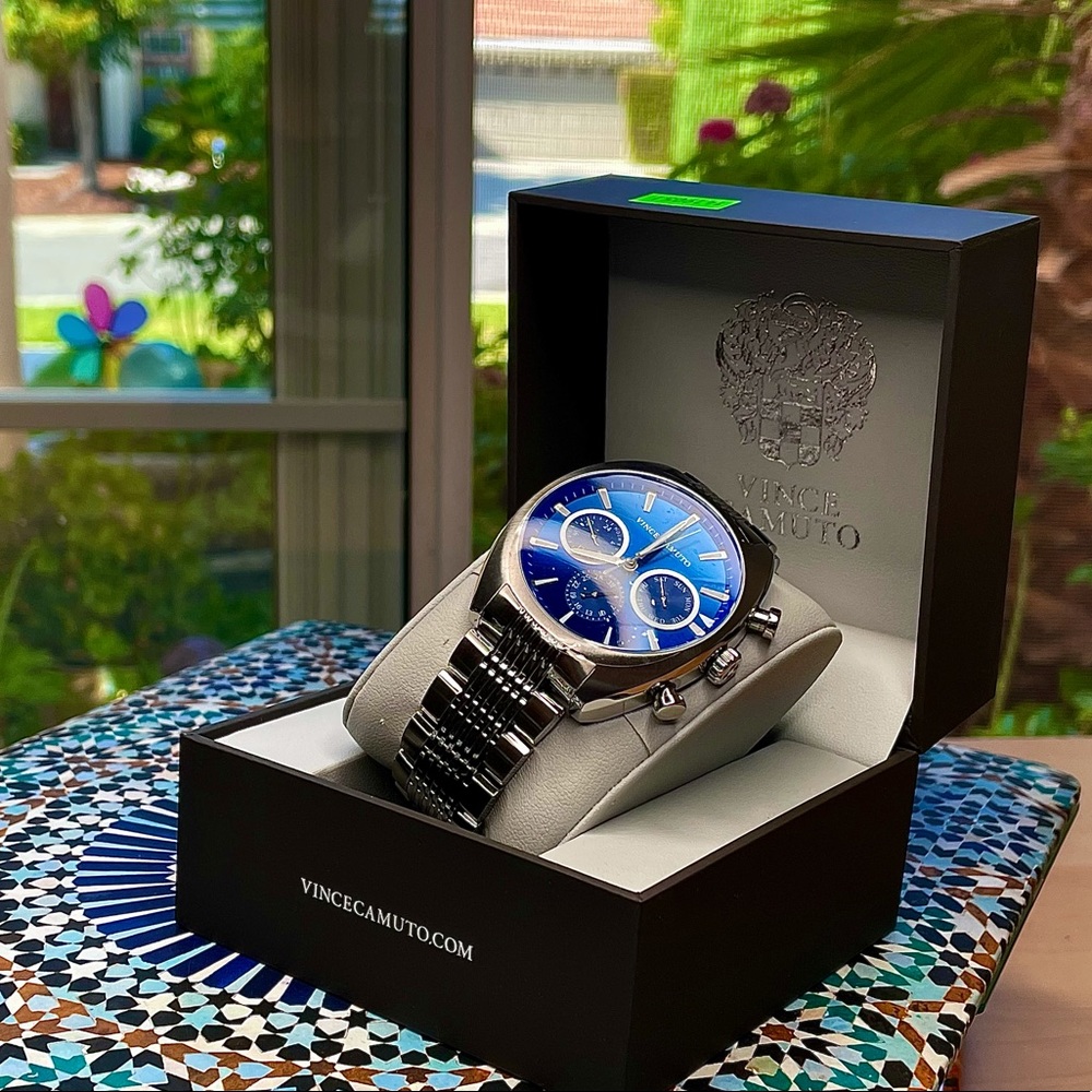 Vince Camuto Stainless Multi Function Men's Watch
